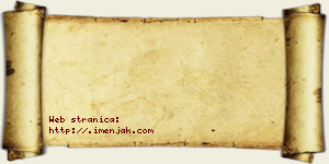 Tina Vlahović vizit kartica